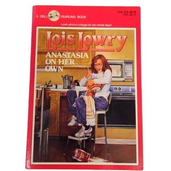 Lot of 4 Kid's Paperback Books Anastasia by Lois Lowry Dell Yearling Books 1980s - Picture 5 of 10